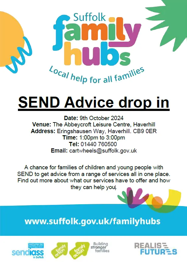 Flyer advertising drop in session