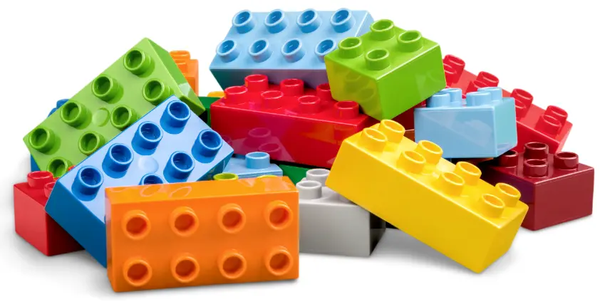 A pile of lego bricks
